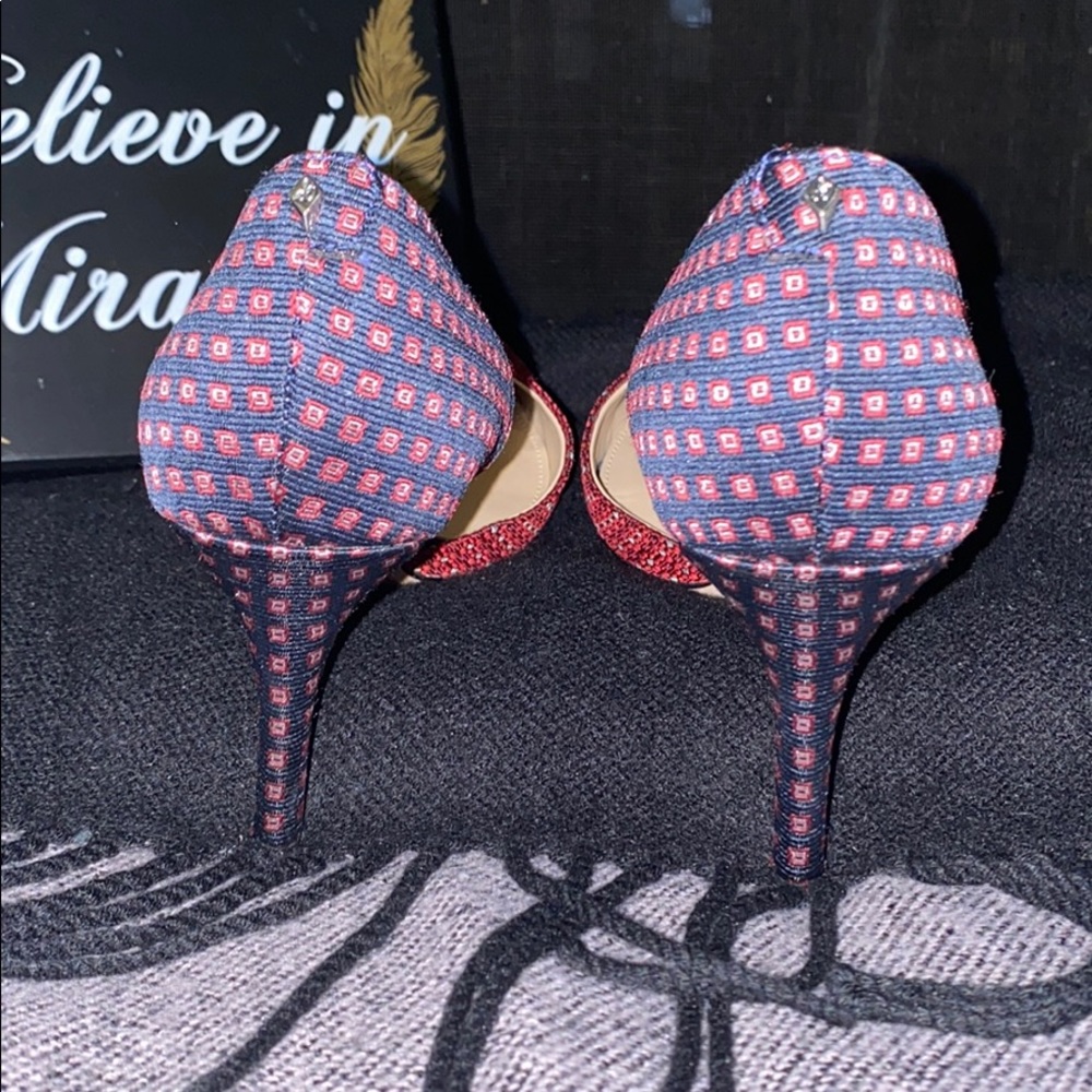 Sam Edelman red and blue shoes - Picture 4 of 4